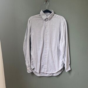 Men's Sz 16/41 Gutteridge Dal 1878 Cotton Gray Button Down Shirt